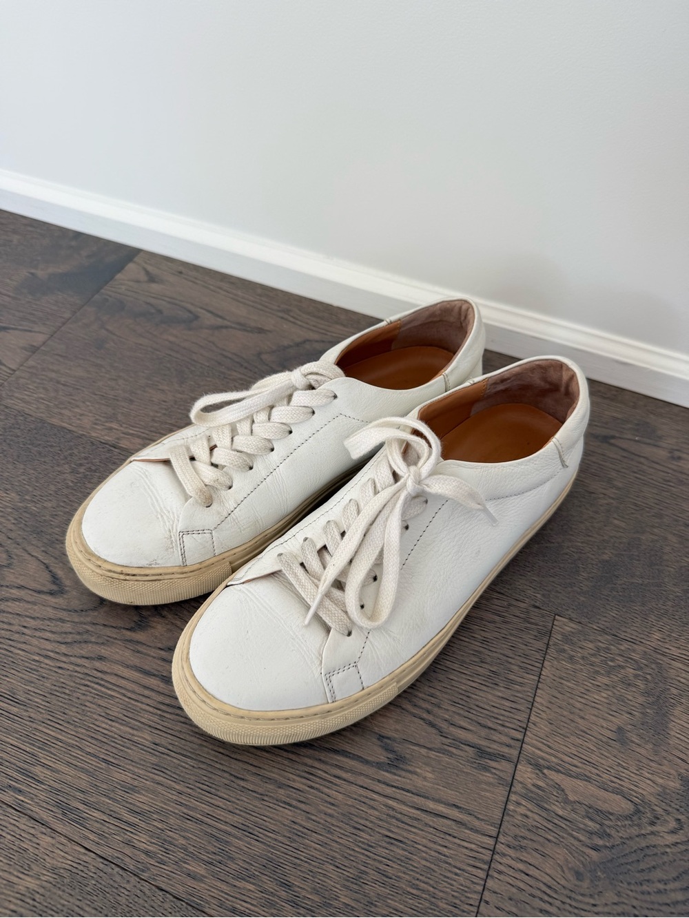 Classic Women’s White Leather Sneakers